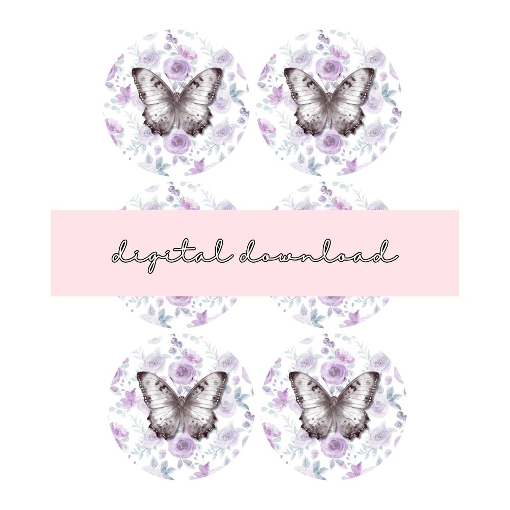 Butterfly Floral Elements