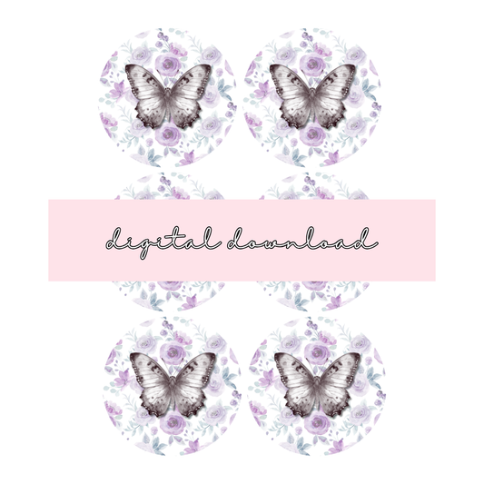 Butterfly Floral Elements