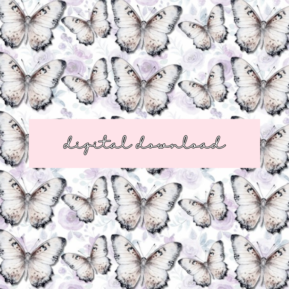 Butterfly Pattern Paper