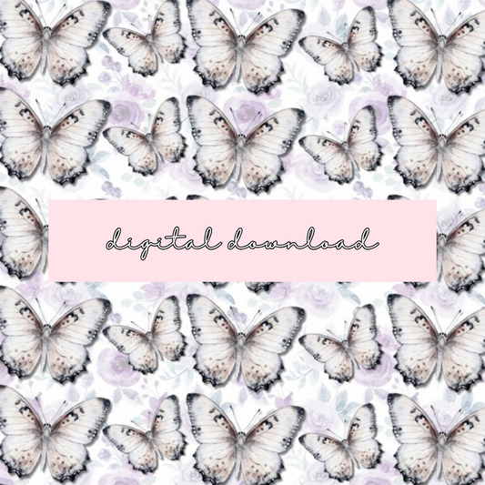 Butterfly Pattern Paper